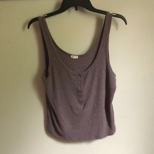 Garage crop tank top